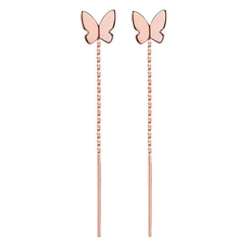 Fashion 18k real Gold stud dangling Earring Jewelry